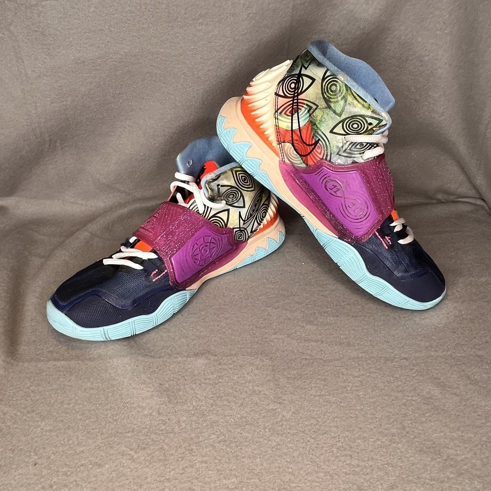 Nike Kyrie 6 Pre Heat "Heal the World", Men's US Size 6, Midnight Navy/Black